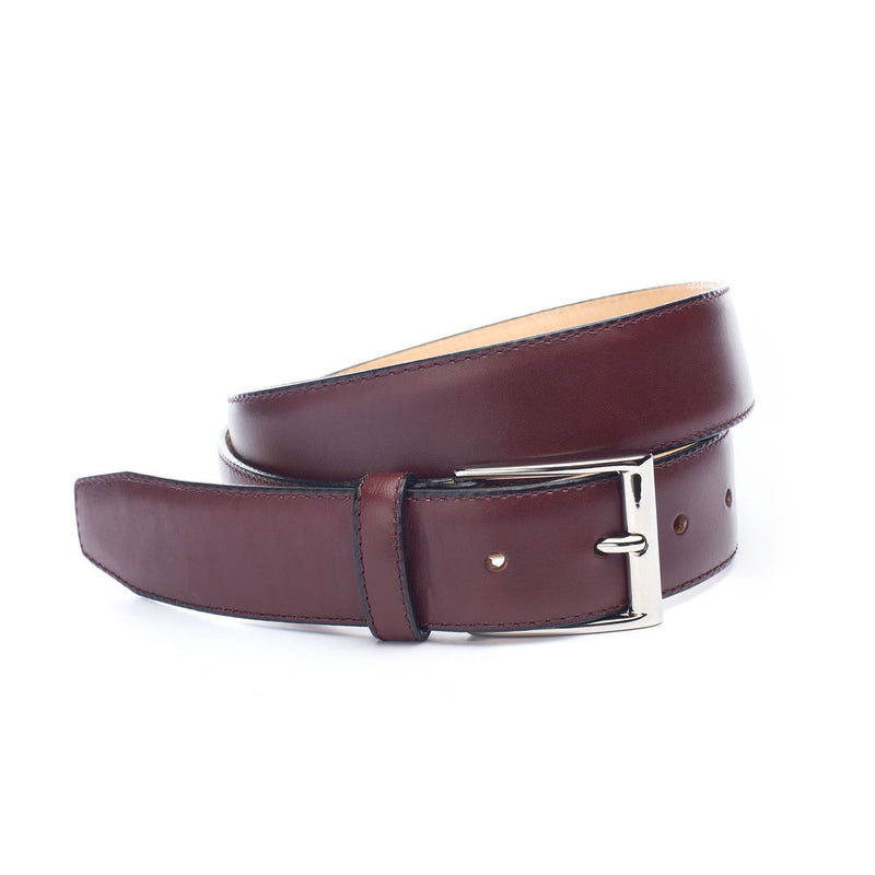 Burgundy Italian Leather Ceduna Belt