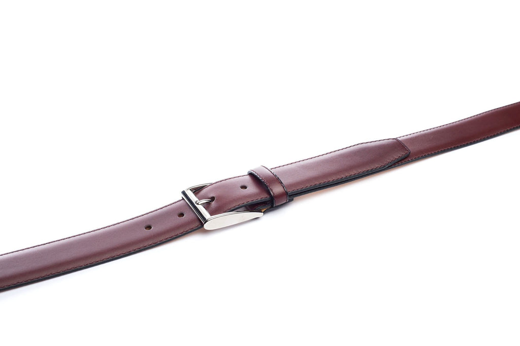 Burgundy Italian Leather Ceduna Belt