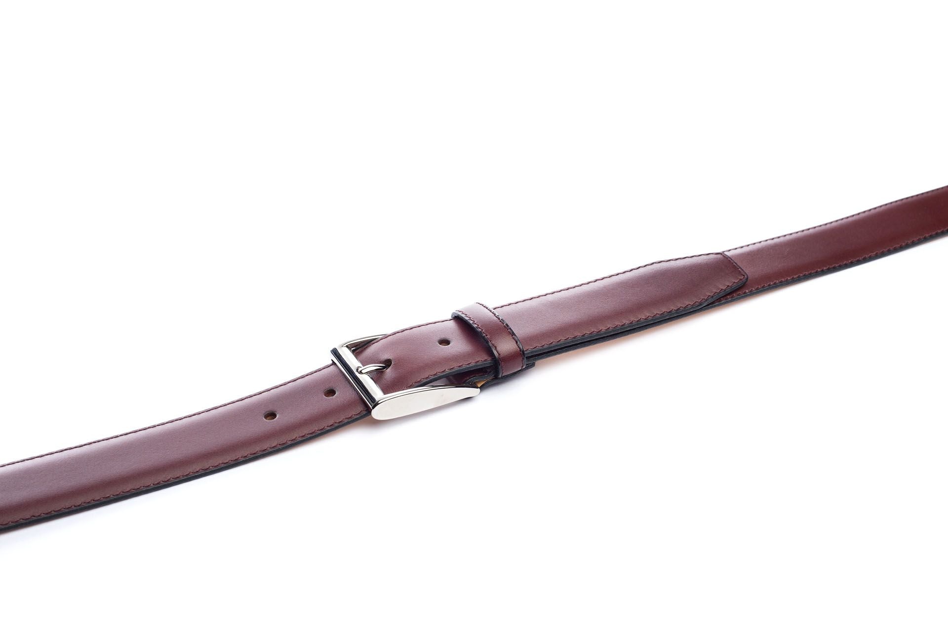 Burgundy Italian Leather Ceduna Belt