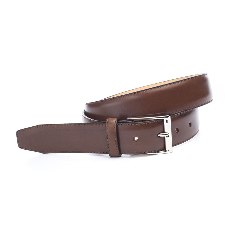 Brown Italian Leather Loxton Belt
