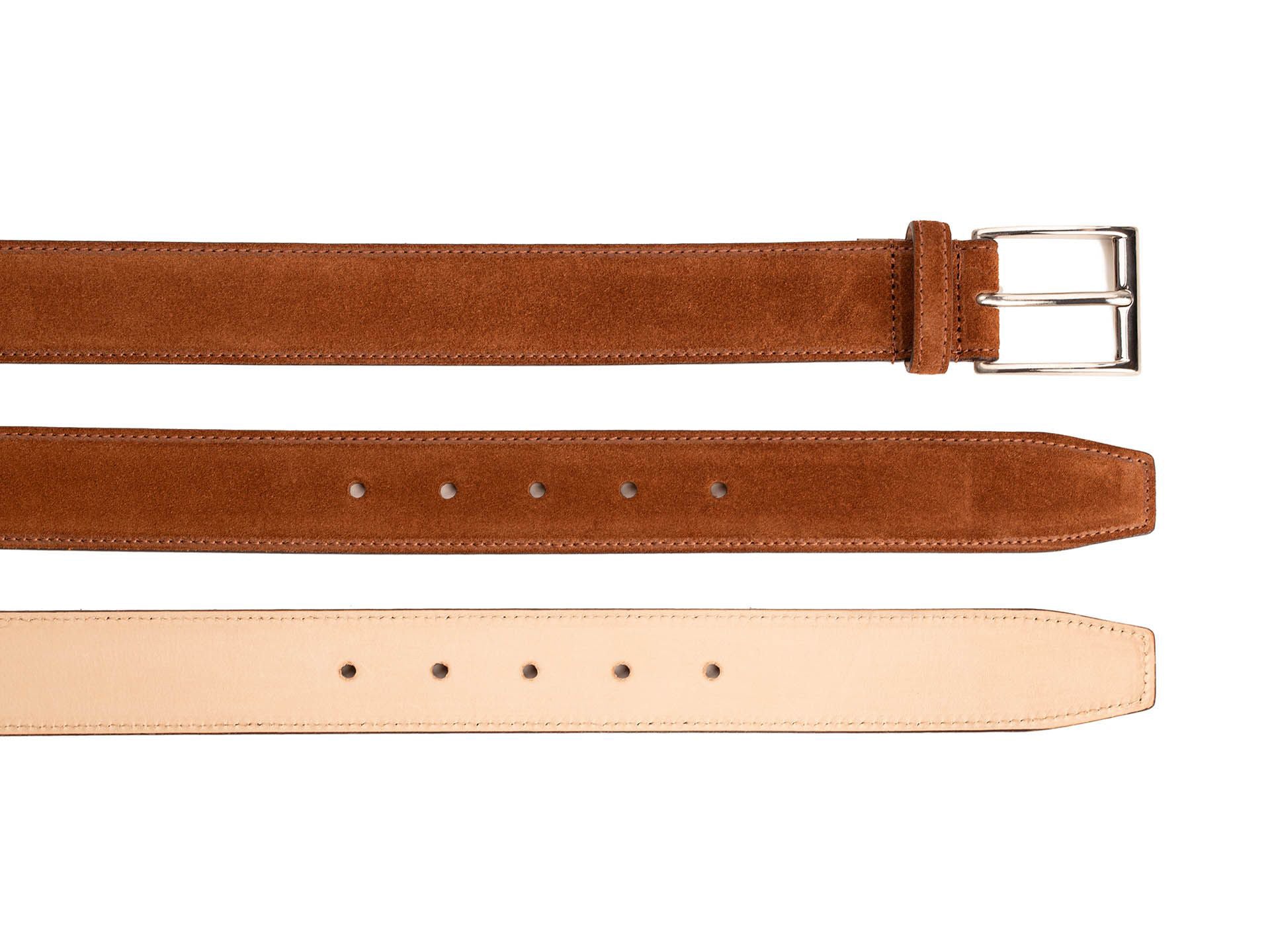 Tan Suede Burnie Belt