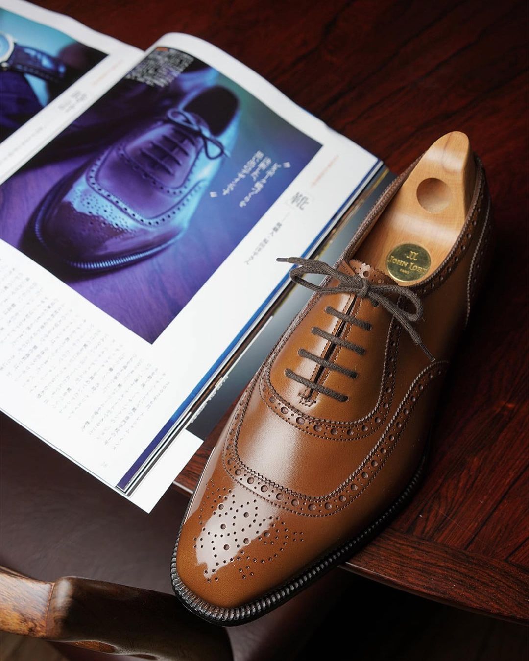 Tan Leather Niamh Brogue Oxfords