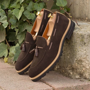 Brown Suede Rioja Chunky Loafers