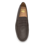 Height Increasing Brown Leather Burgos Driving Loafers