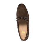 Height Increasing Brown Suede Alcalde Driving Loafers