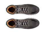 Height Increasing Grey Leather Dreketi High Top Sneaker Boots