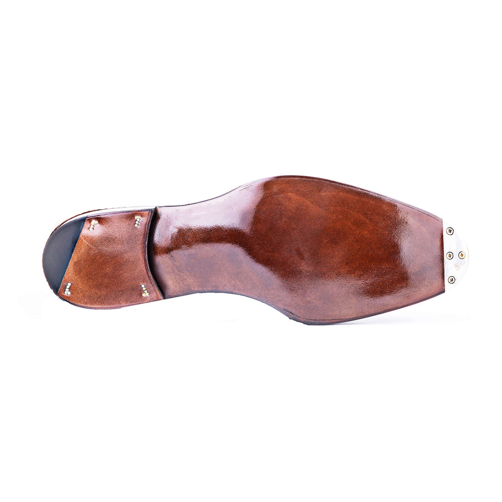 Height Increasing Goodyear Welted Cadaval Bright Blue Suede Chelsea Boot with Violin Leather Sole