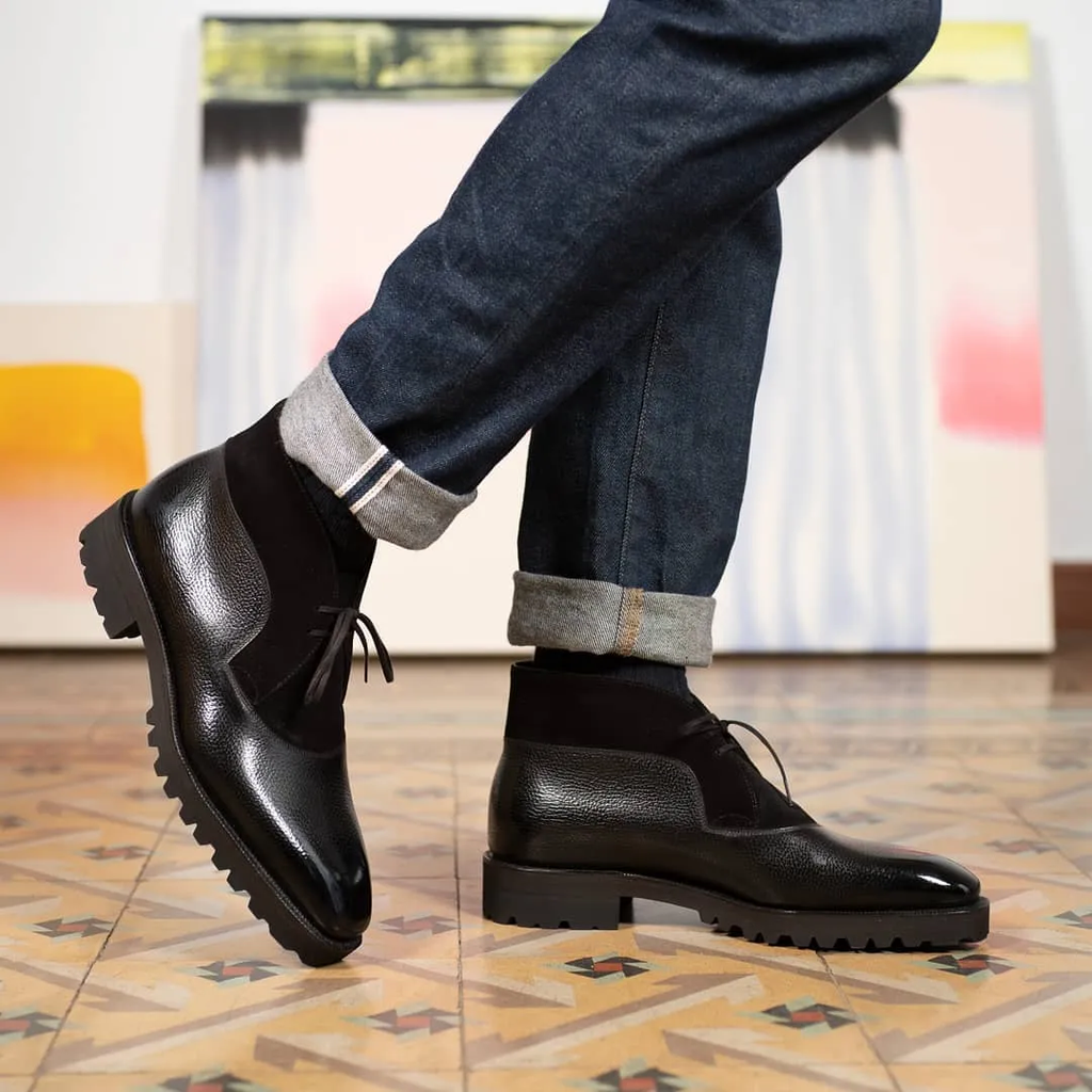 Brown Leather Toledo Slip On Chelsea Boots
