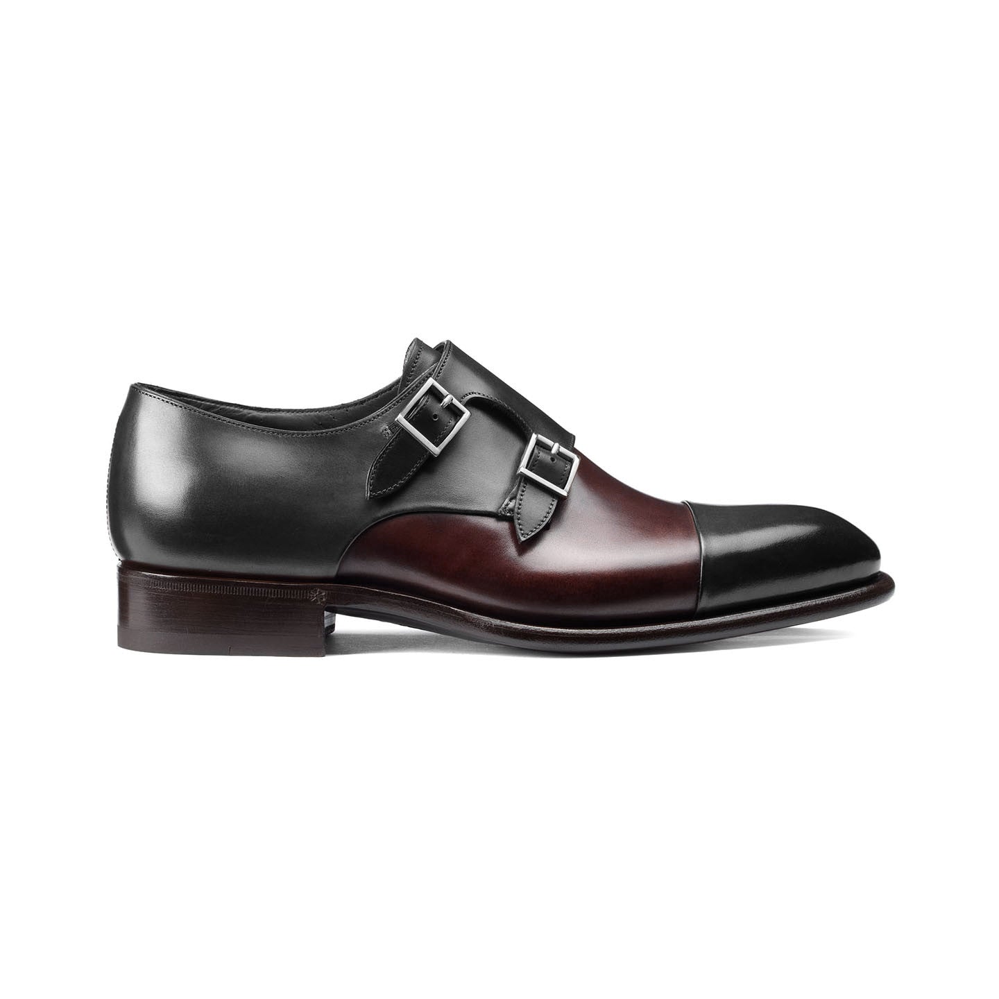 Black and Brown Leather Castle Monk Straps