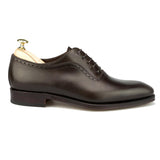 Flat Feet Shoes - Brown Leather Paveley Brogue Oxfords with Arch Support