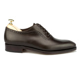 Height Increasing Brown Leather Paveley Brogue Oxfords