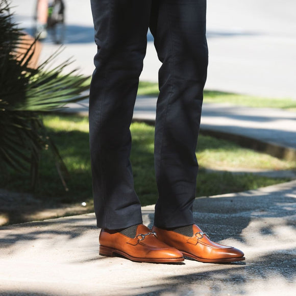 Tan Leather Honorcrest Horse Bit Loafers - SS23