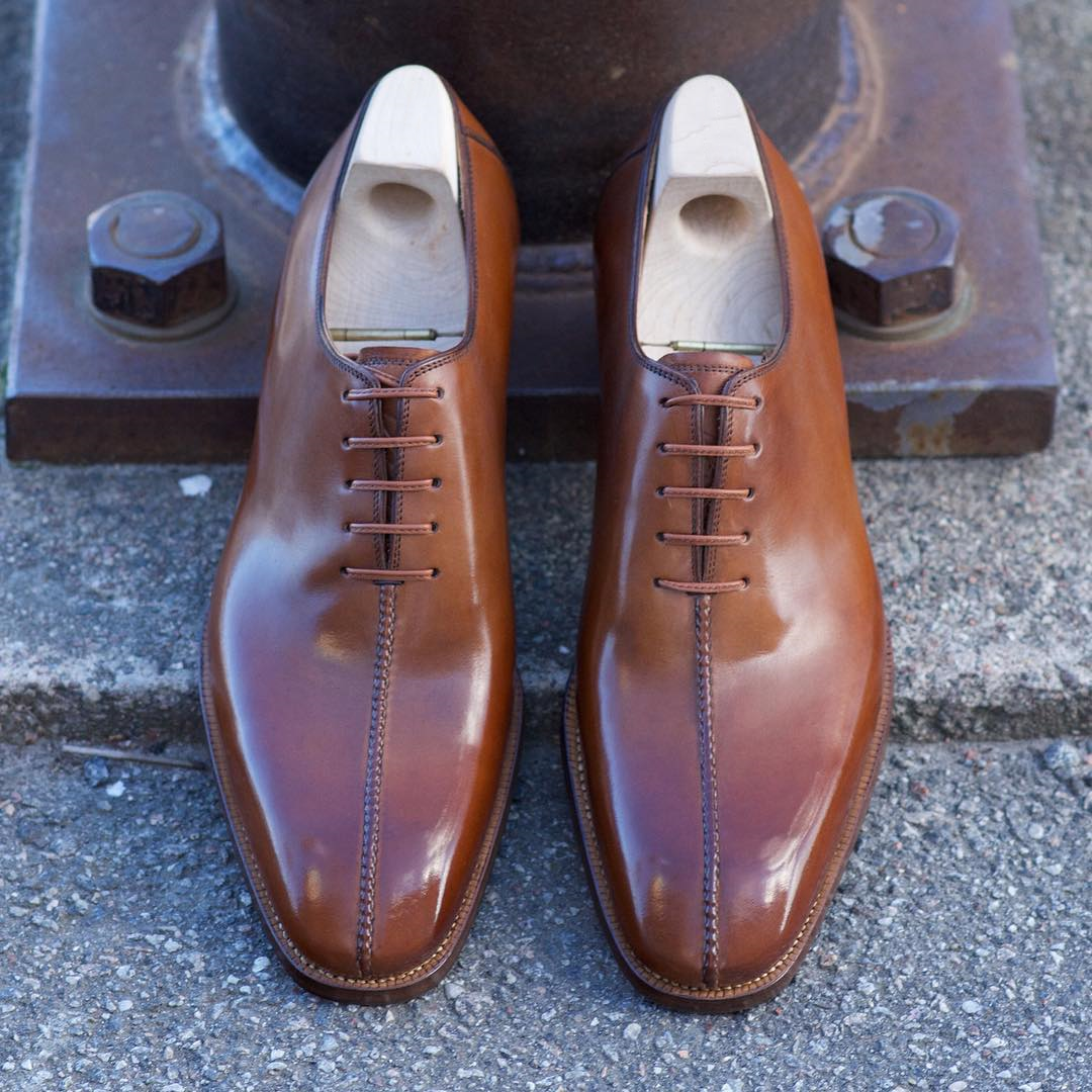 Tan Leather Madeira Toecap Oxfords