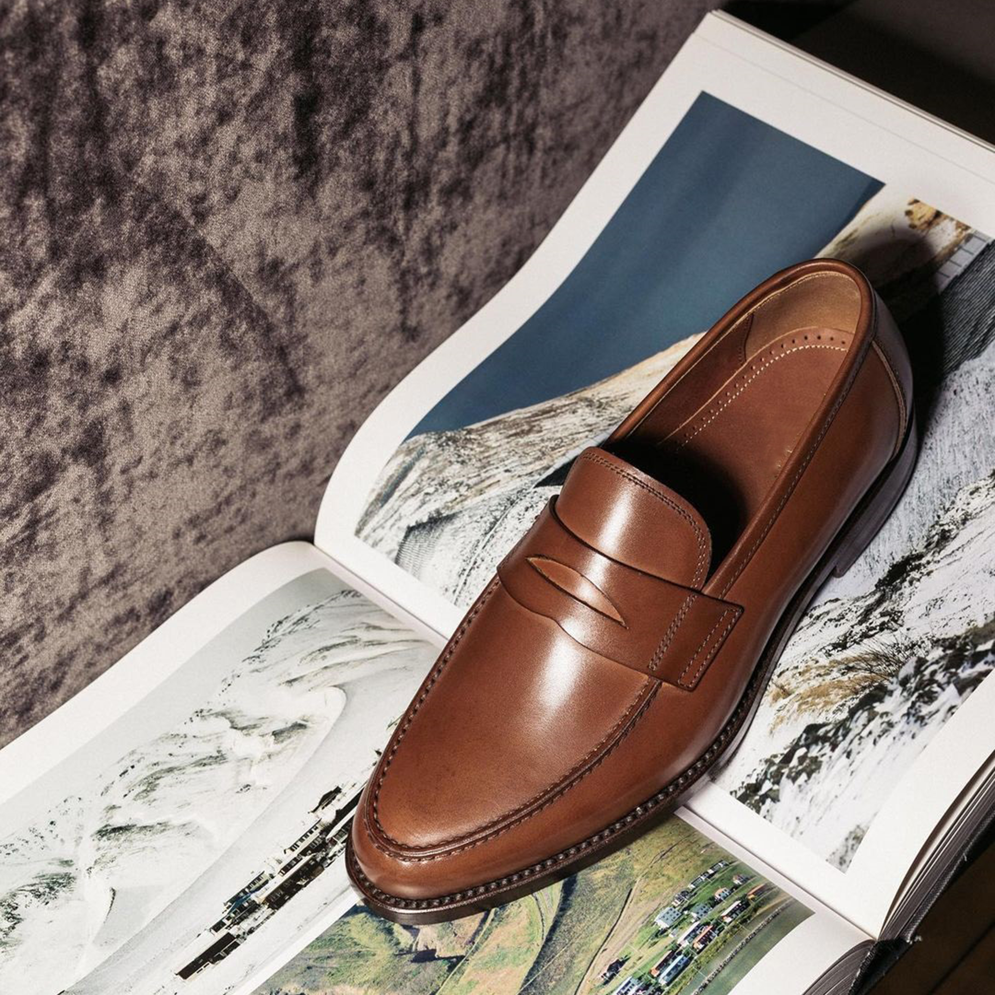 Penny online loafers tan