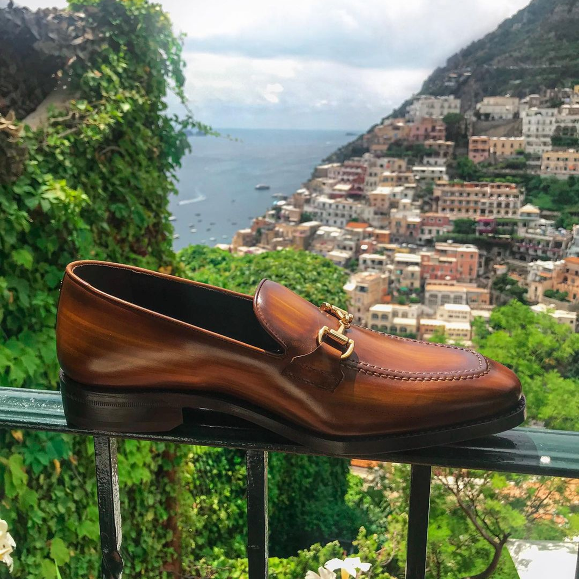 Tan Leather Frankston Slip On Horse Bit Loafers