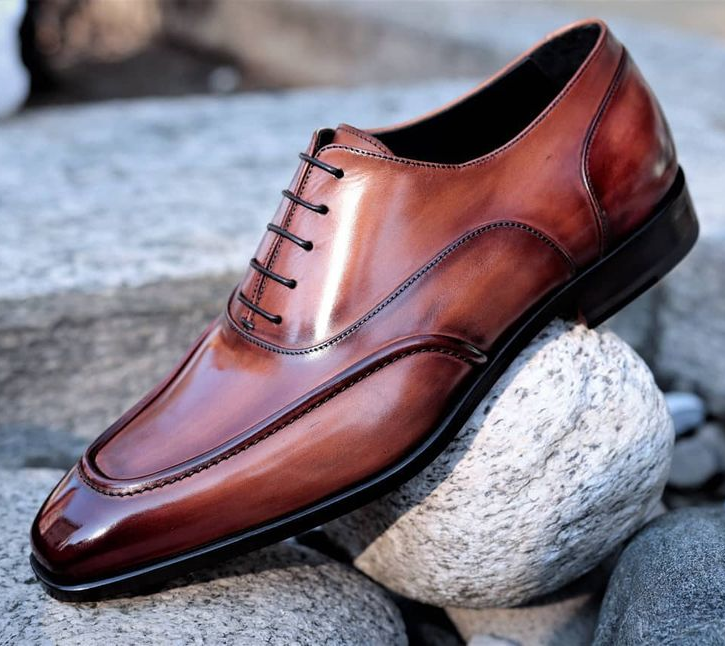 Tan Leather Cotoca Oxford Shoes
