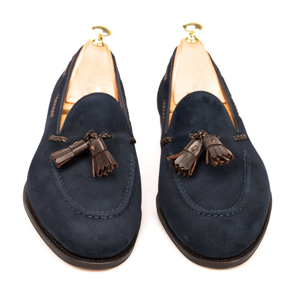 Height Increasing Blue Suede Warwick Loafers