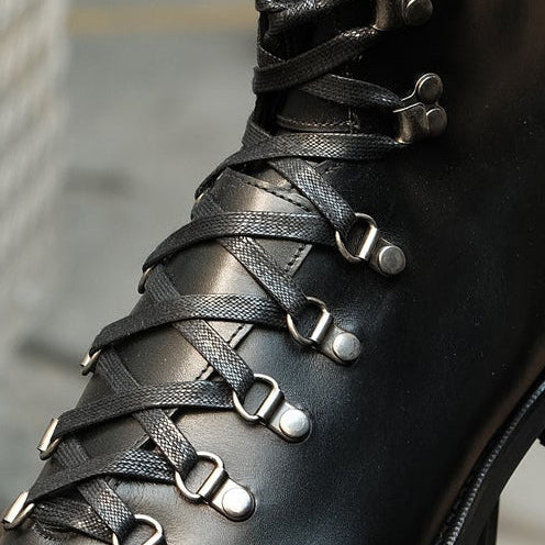 Black Flat Laces for Combat Boots