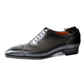 Black Leather Cheshire Oxford Shoes
