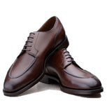 Brown Leather Hamlet Derby Shoes