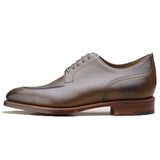 Height Increasing Olive Green Leather Hamlet Derby Shoes