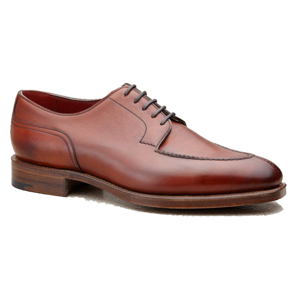 Height Increasing Fire Tan Leather Hamlet Derby Shoes