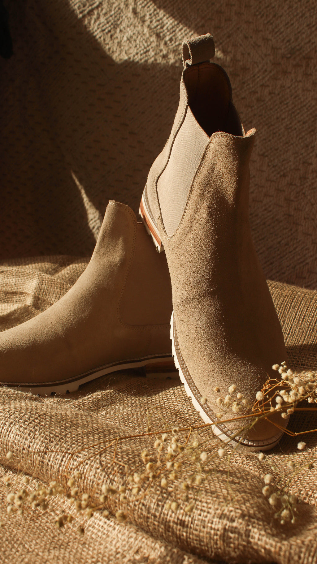 Brown Leather Ferneto Chunky Chelsea Boots