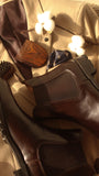 Brown Leather Ferneto Chunky Chelsea Boots