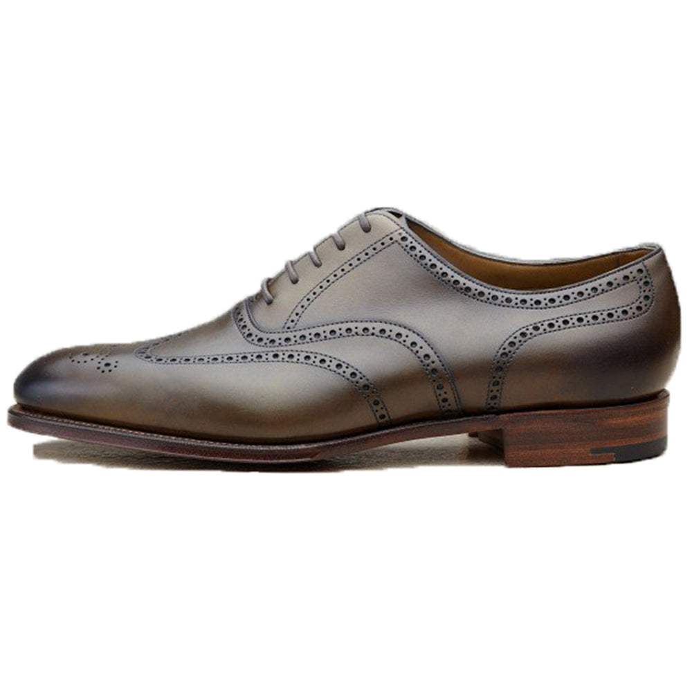 Height Increasing Olive Green Leather Wealden Oxfords