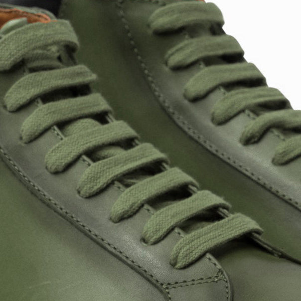 Green Flat Sneaker Laces