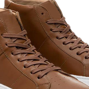 Tan Waxed Flat Sneaker Laces
