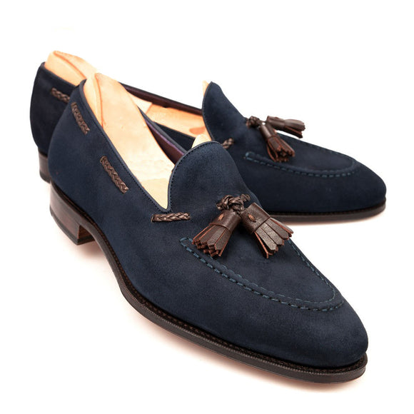 Height Increasing Blue Suede Warwick Loafers