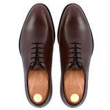 Height Increasing Brown Leather Drayton One Cut Oxfords
