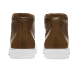 Height Increasing Tan Leather Coleman Sneaker Boots