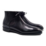 Black Leather Cowra Chelsea Boots