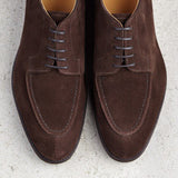 Brown Suede Hamlet Derby Shoes