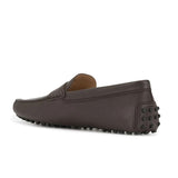 Height Increasing Brown Leather Burgos Driving Loafers