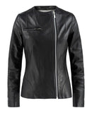 Black Leather Adelaide Jacket