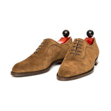 Flat Feet Shoes - Tan Suede Copnor Oxfords with Arch Support