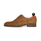 Flat Feet Shoes - Tan Suede Copnor Oxfords with Arch Support