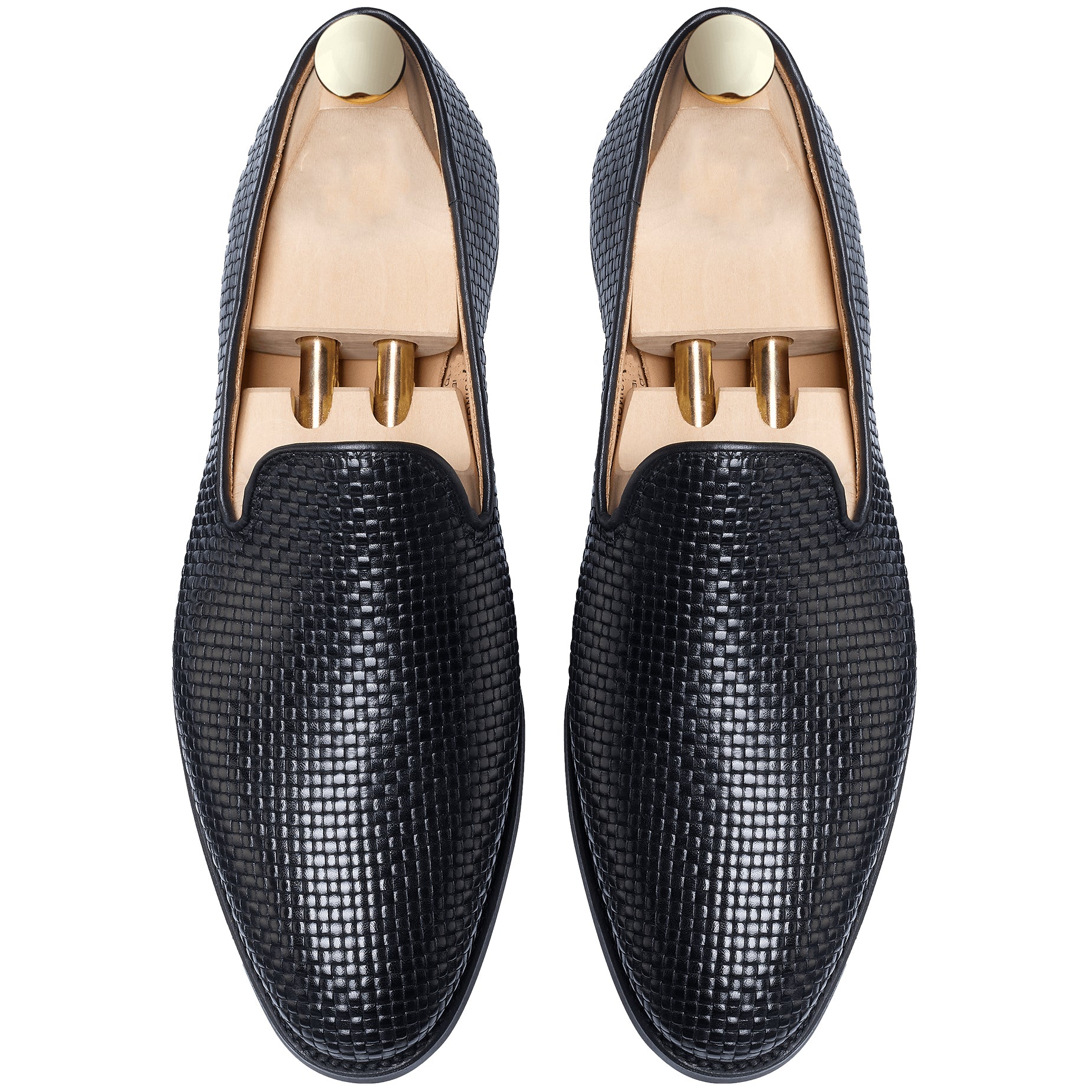 Black Leather Bexley Loafers