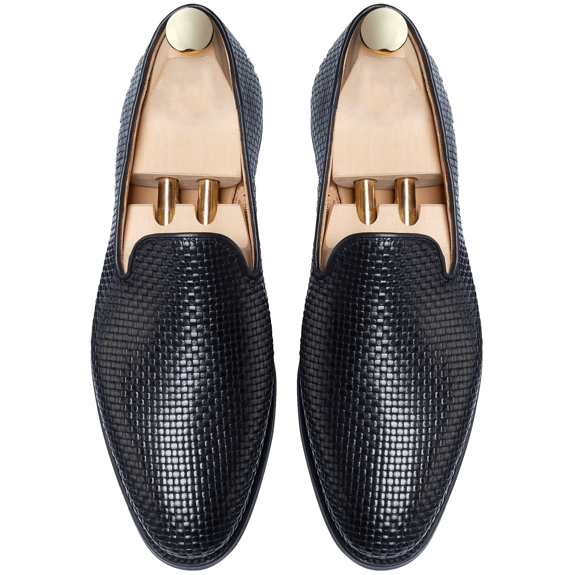 Flat Feet Shoes - Black Leather Bexley Loafers with Arch Support