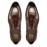 Brown Leather Woodford Balmoral Toe Cap Oxfords