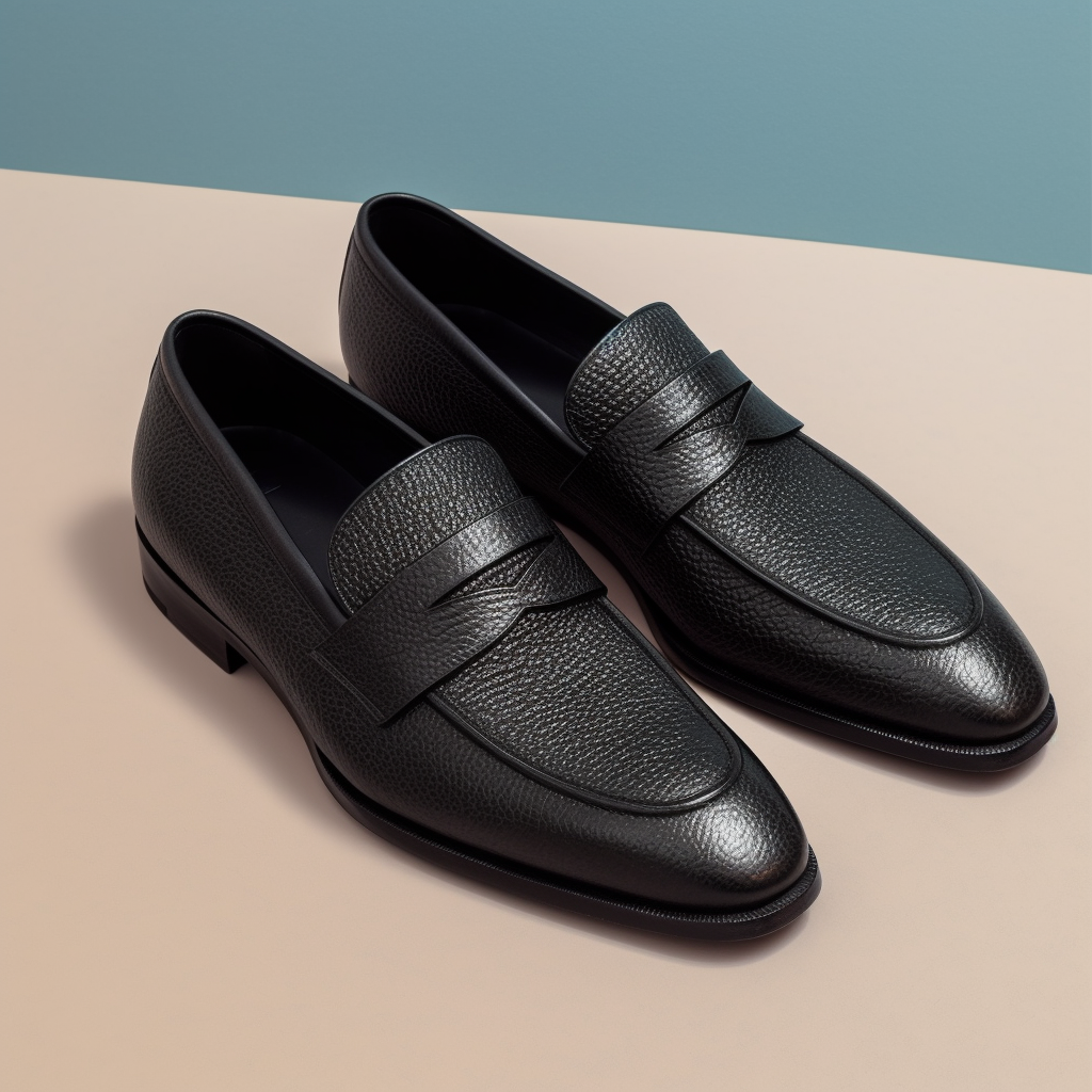 Black Eislin Penny Unlined Loafers