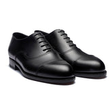 Height Increasing Black Leather Broxtowe Balmoral Oxfords