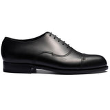 Flat Feet Shoes - Black Leather Broxtowe Balmoral Oxfords with Arch Support