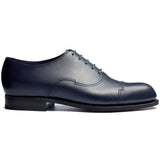 Height Increasing Navy Blue Leather Broxtowe Balmoral Oxfords