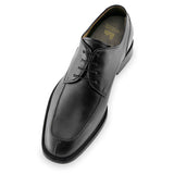 Height Increasing Black Leather Chaplelds Derby Shoes